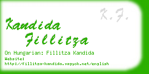 kandida fillitza business card